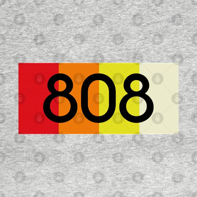 TR-808 STRIPES & FONT #5 by RickTurner